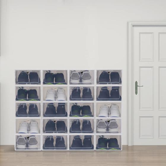 Imagem de Organizador de Sapatos Tênis Toalhas Multiuso Desmontável Dobrável Empilhável 1 Unidade