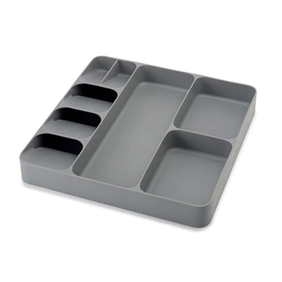 Imagem de Organizador de talheres - 39,6 Cm x 38,4 Cm x 5,3 cm Cinza