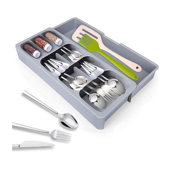 Imagem de Organizador De Talheres E Utensílios Extensível Design Unico