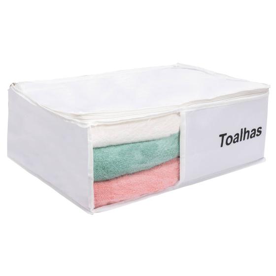 Imagem de Organizador de Toalhas em Nylon Branco 905 VB Home