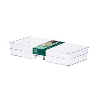 Imagem de Organizador diamond 30 x 15 x 5,2 cm cristal