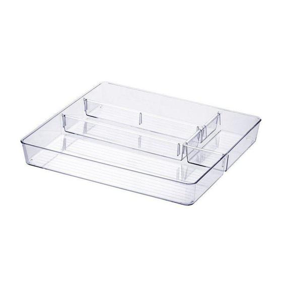 Imagem de Organizador diamond com divisórias cristal - tam 10 - Paramount