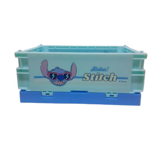 Imagem de Organizador dobrável coleção disney stitch 14,5 x 10,3 x 6 cm.