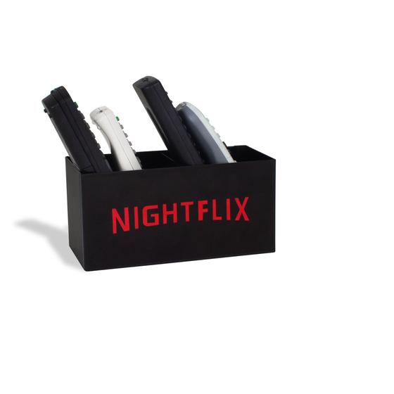 Imagem de Organizador E Porta Controle Remoto De Aço Nightflix