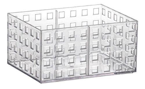 Imagem de Organizador Empilhavel Transparente 16x11,5x8cm 841 Quadratta Paramount