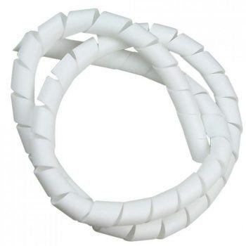 Organizador Fios E Cabos Espiral Spiraduto 3/4 - Branco - 5 Metros Menor preço em Organizador Fios E Cabos Espiral Spiraduto 3/4 - Branco - 5 Metros