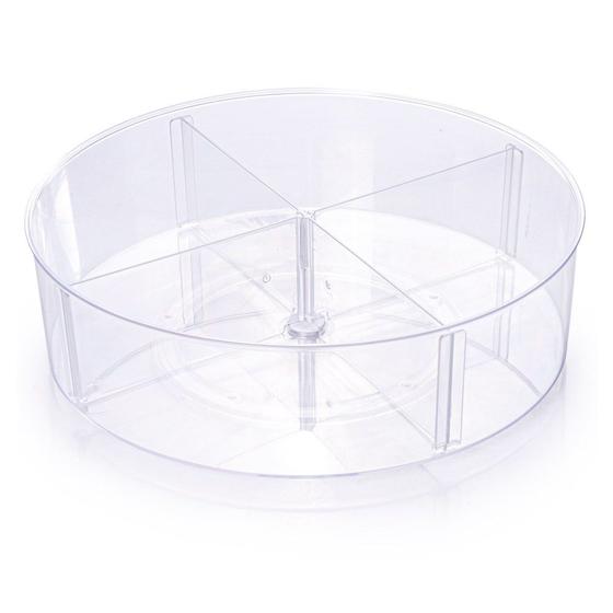 Imagem de Organizador Giratório Com Divisória Multiuso - Plasútil