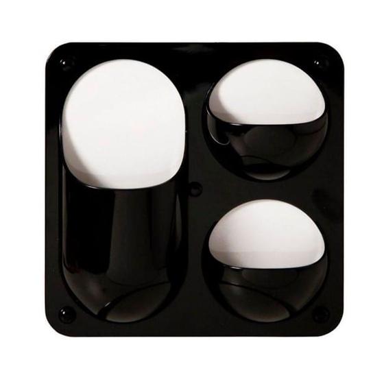 Imagem de Organizador Modular com 3 Divisões Preto - Yes -