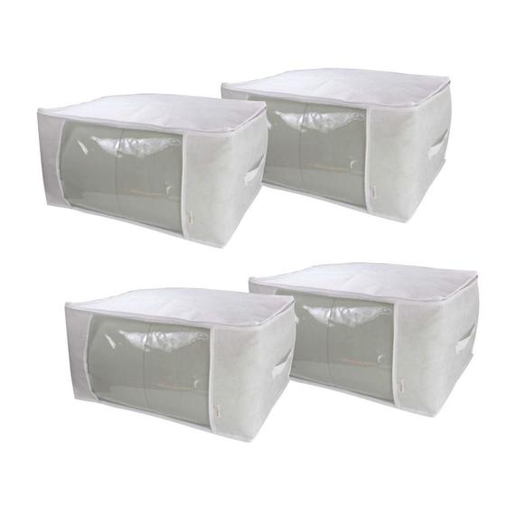 Imagem de Organizador Multiuso Branco M- 60x45x30cm- 4 unidades