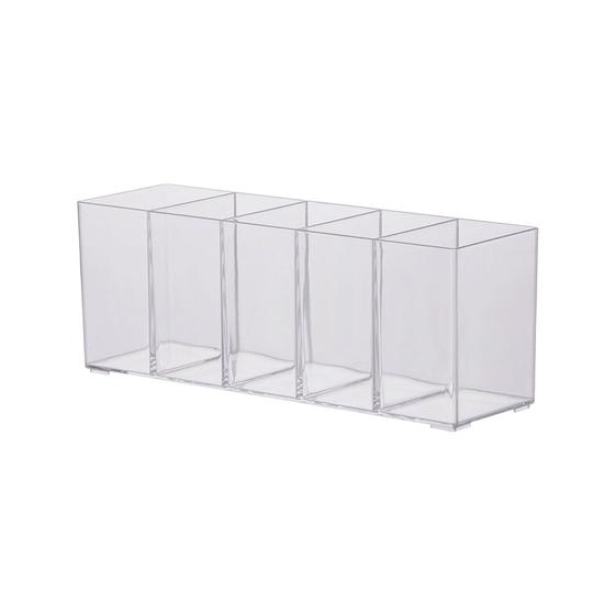 Imagem de Organizador multiuso com 5 divisórias 30x 9x 11cm