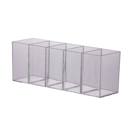 Imagem de Organizador Multiuso Com 5 Divisórias Para Pincéis