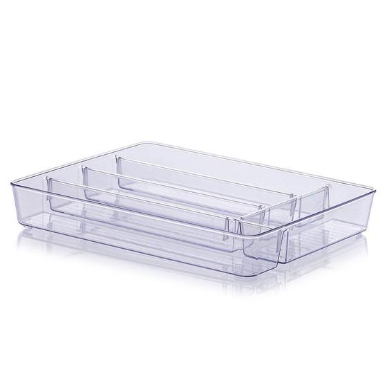 Imagem de Organizador Multiuso Diamond Com Divisórias 36X28X5 Cm