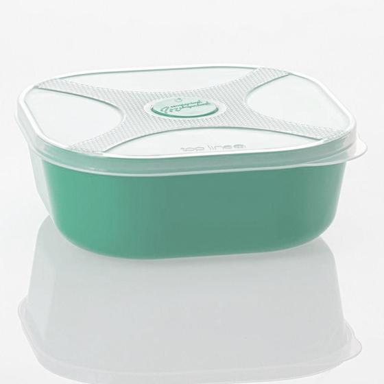 Imagem de Organizador Multiuso Quadrado 740ML 766-2 Verde - Top Line