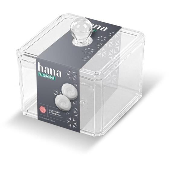Imagem de Organizador P/Algodao Cristal 9,3X9,3X9,5C Ordene Unidade