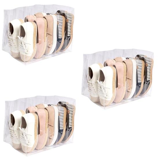 Imagem de Organizador para sapatos - Kit 3 unidades Cristal