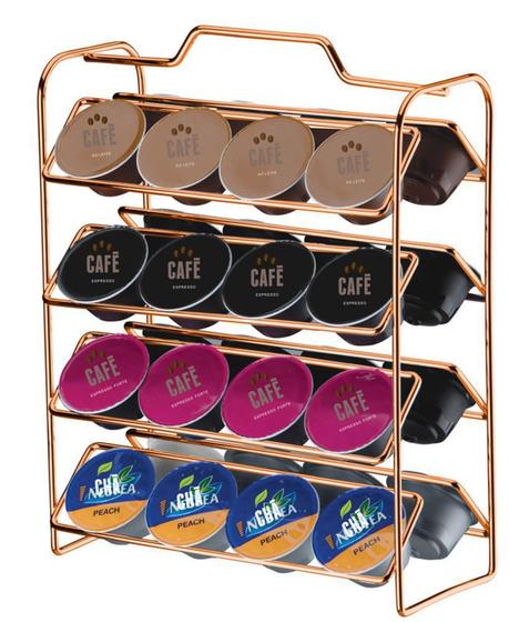 Imagem de Organizador Porta 32 Cápsulas Café Dolce Gusto Rosé Gold 1145rg - Future