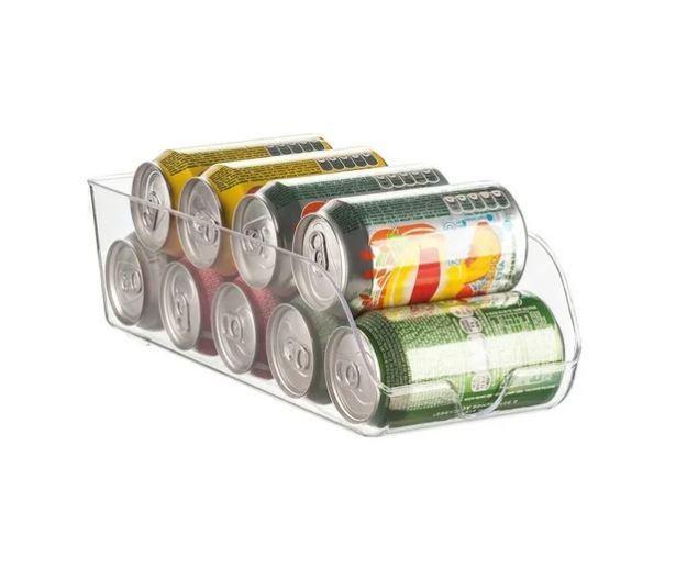 Imagem de Organizador Porta Latas Acrílico Para Geladeira Armários