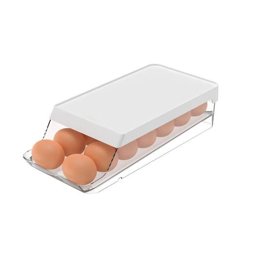 Imagem de Organizador Porta Ovos 14 Cavidades Geladeira Cozinha  