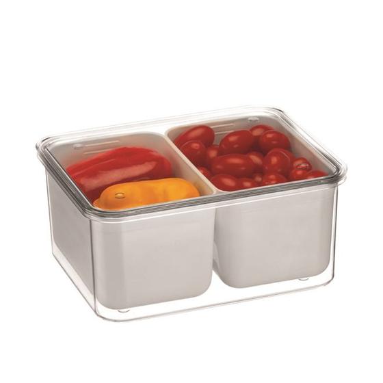 Imagem de Organizador sempre seco com cestos duplo 2,7 lts com tampa