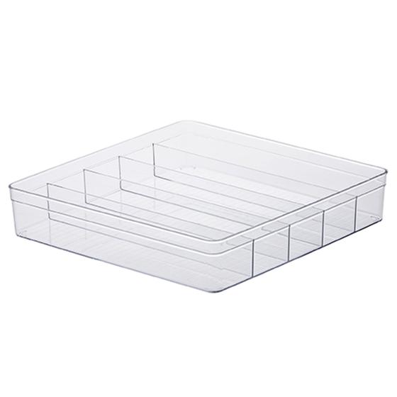 Imagem de Organizador Transparente C/divisórias Multiuso 36,5x36,5x7,5