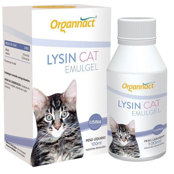 Imagem de Organnact Lysin Cat 100ml