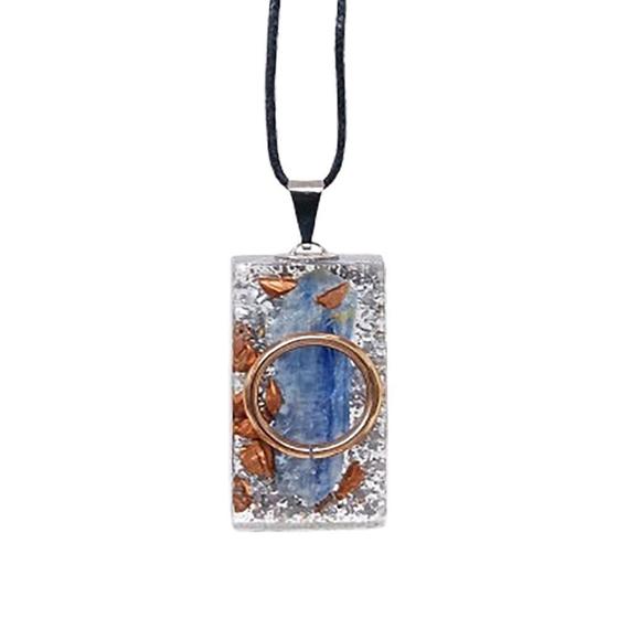 Imagem de Orgonite Colar Cianita Azul Proteção Física E Espiritual