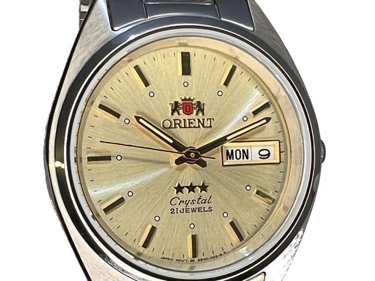 Imagem de Orient Automático Relógio Masculino FAB00005C9 Champanhe calendário