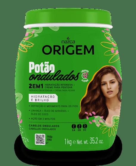 Imagem de OrigemCreme Potão Ondulados2 Em 1 Hidratação E Brilho 1Kg