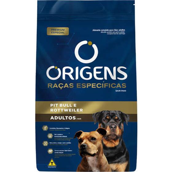 Origens adulto raças específica rott/pit bull adulto 15 kg - Outros ...