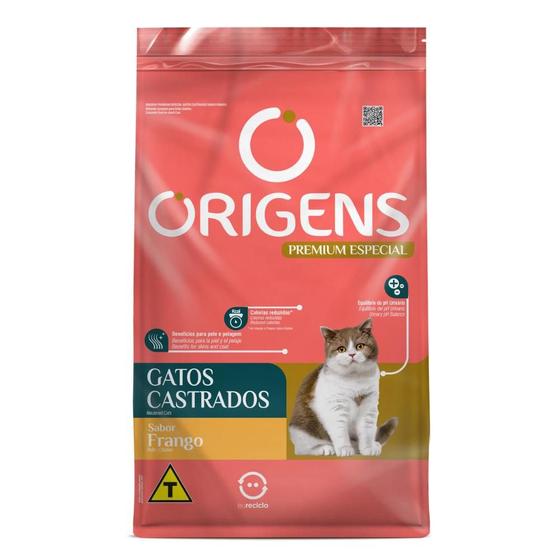 Imagem de Origens gato *castrado* frango 1kg