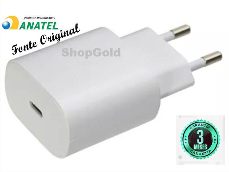 Imagem de Original Fonte Tomada Carregador Turbo Tipo C 20w Compativel Modelo IPhone SE / 11 / 12 / 13 /14