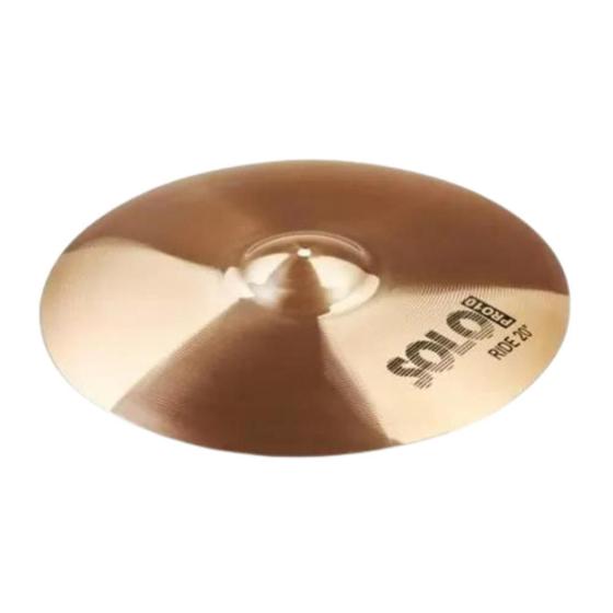 Orion Prato 20 Condução Ride Solo Pro 10 SP20PR Bronze B10 Pratos de