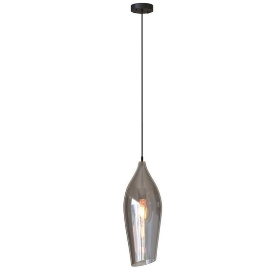 Imagem de Orluce Pendente Vino145 1 Lamp E27 Fume Preto