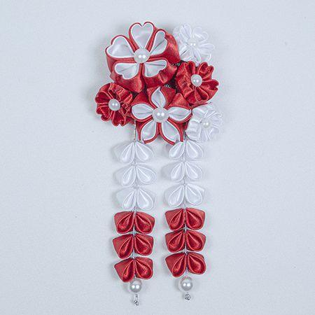 Imagem de Ornamento japonês para cabelo - Kanzashi. Modelo Mika.