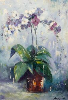 Imagem de "Orquidea" Pintura Óleo Sobre Tela