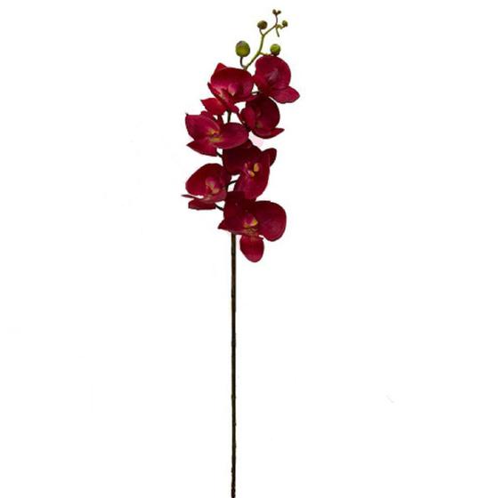 Orquidea vermelha phalaenopsis toque real 90cm - Brilliance - Flor e Planta  Artificial - Magazine Luiza