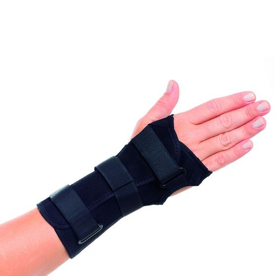 Imagem de Órtese para Punho com Tala Mercur Bilateral Tamanho G Cor Preto com 1 Unidade