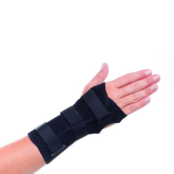 Imagem de Órtese para Punho com Tala Mercur Bilateral Tamanho PP Cor Preto com 1 Unidade