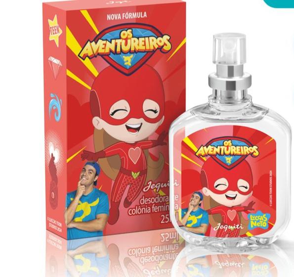 Imagem de Os Aventureiros Luccas Neto Desodorante Colônia Feminina 25 ml - Jequiti