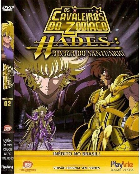 Imagem de os cavaleiros do zodiaco a saga do santuario vol 2 dvd original lacrado