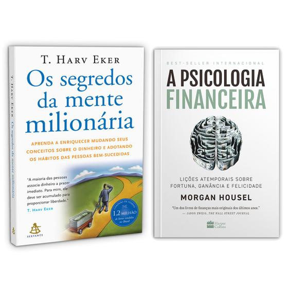Imagem de Os segredos da mente milionária - T. Harv Eker + A psicologia financeira - Morgan Housel