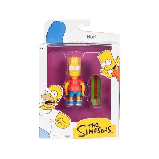 Imagem de Os Simpsons Boneco Bart de 9cm com Skate Sunny 4043