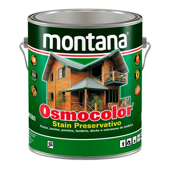 Imagem de Osmocolor Stain Imbuia 3,6L Acabamento Natural Durável Montana