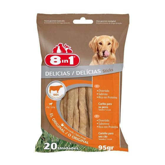 Imagem de Osso 8in1 para Cães Sticks sabor Frango 20un