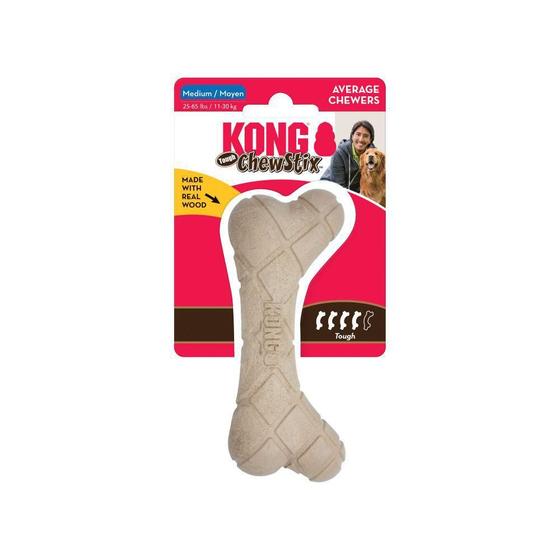 Imagem de Osso De Nylon Para Cachorro Kong Chewstix Tough Femur Médio