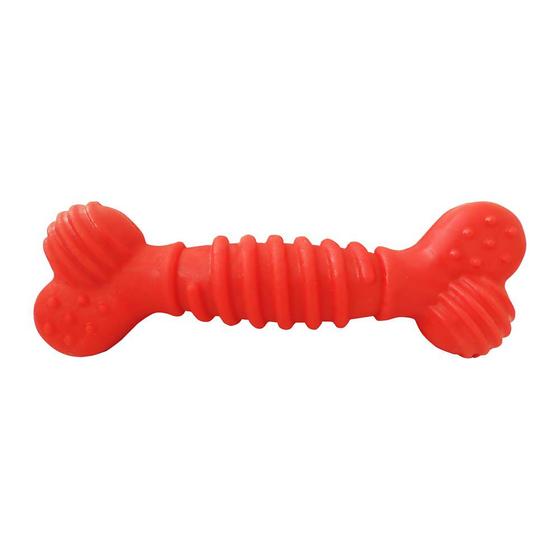 Imagem de Osso Furacão Pet Superbone Borracha Vermelho P