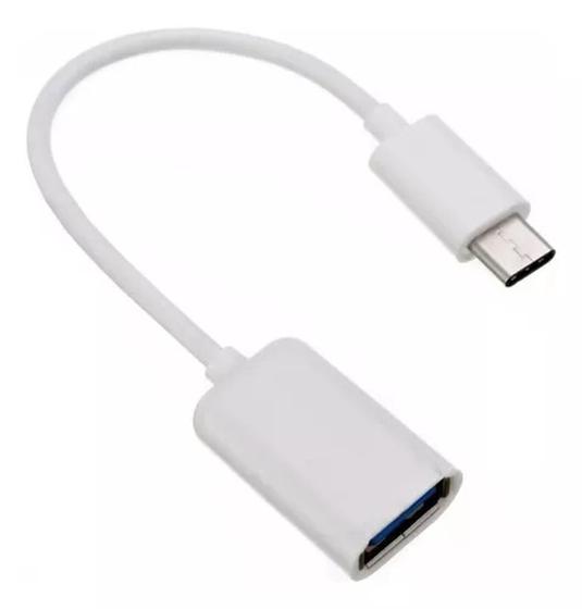 Imagem de Otg Tipo C Usb Cor Branco