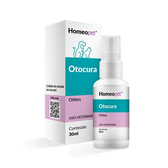 Imagem de Otocura HomeoPet 30 ml - Tratamento Homeopático para Cães e Gatos