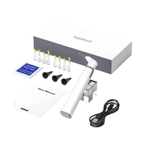 Imagem de Otoscópio Sem Fio WiFi com Câmera 720p - Remoção de Cera de Ouvido para iOS e Android