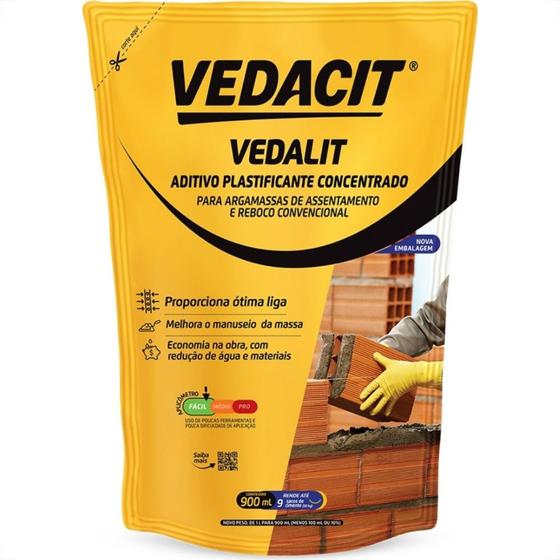 Imagem de Otto Vedacit Vedalit 900Ml (Substitui Cal)